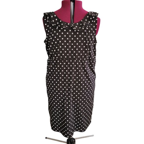 Oh Baby By Motherhood Polka Dot Maternity Dress (Size XL) - Picture 4 of 7